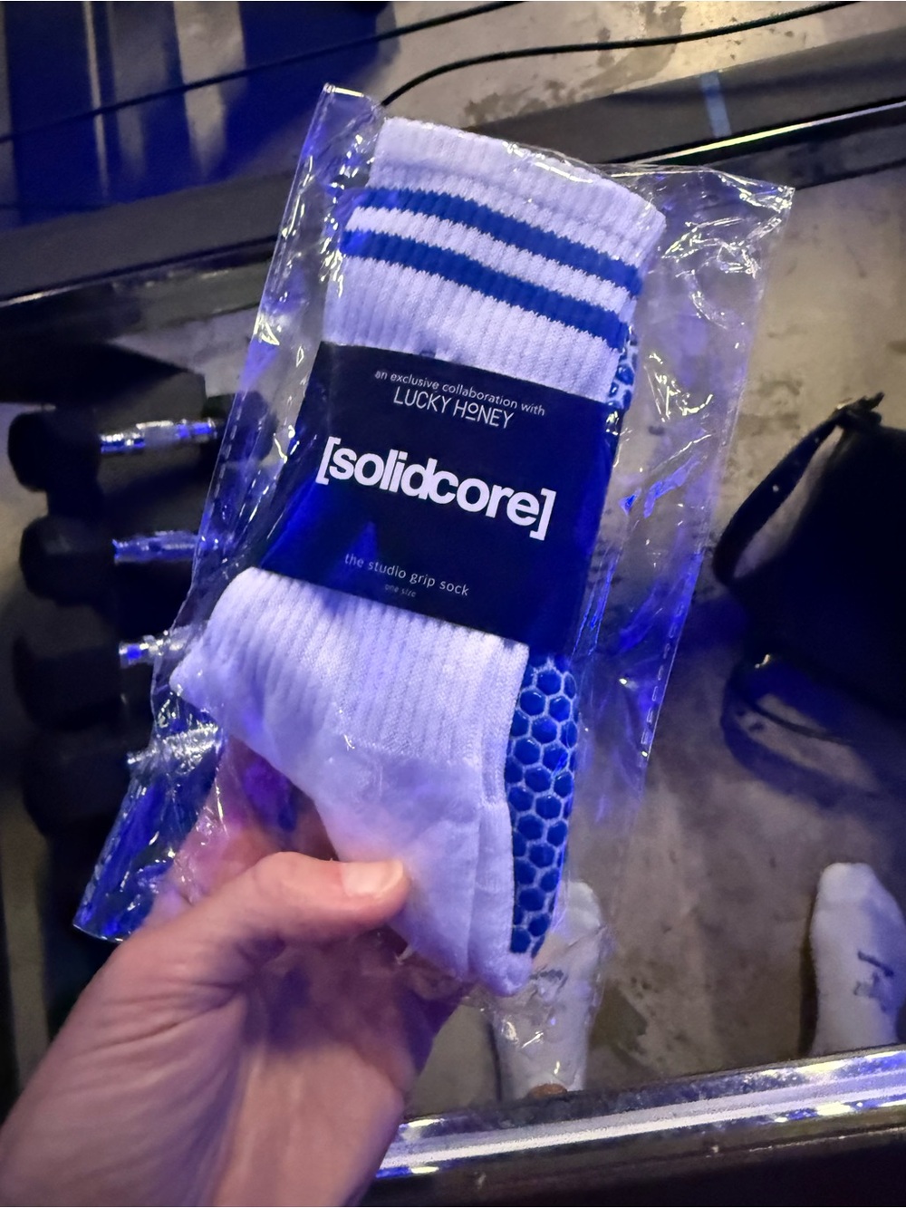 [solidcore] x Lucky Honey
Crew Strong AF Grip Sock